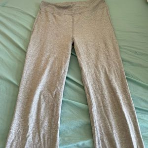 gap grey flare leggings